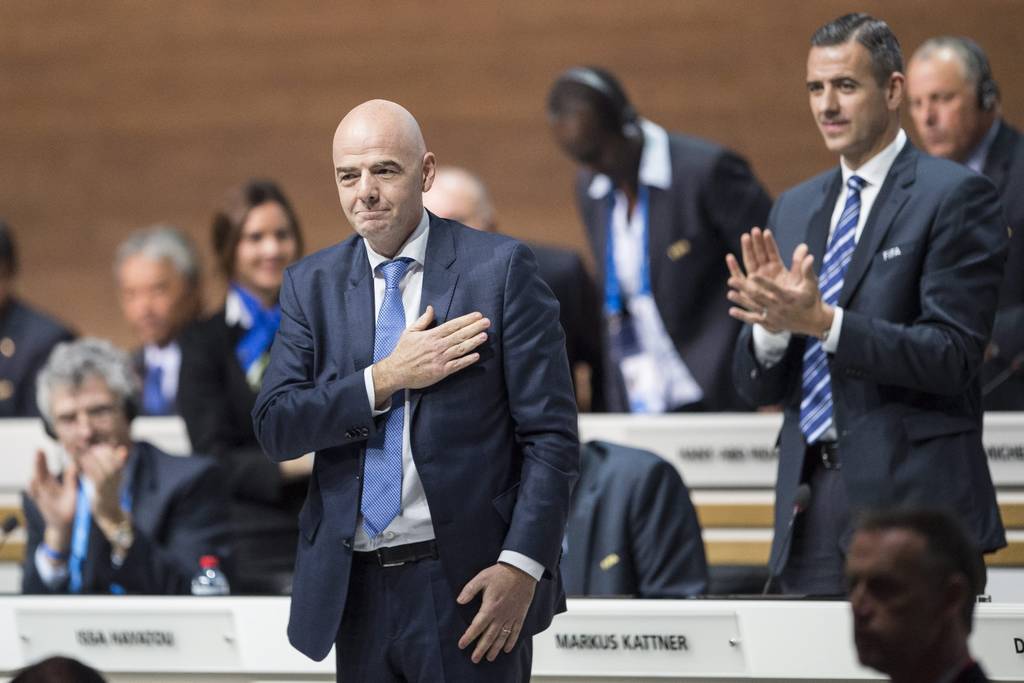 Gianni Infantino fue elegido ayer nuevo presidente de la Federación Internacional de Futbol Asociación. (EFE)