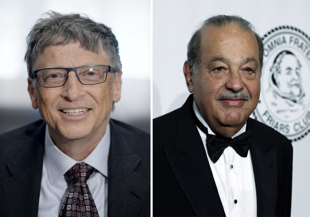 El primer lugar en la lista de multimillonarios de Forbes lo ocupó por tercer año consecutivo el fundador del fabricante de programas de cómputo Microsoft, Bill Gates. (ESPECIAL)