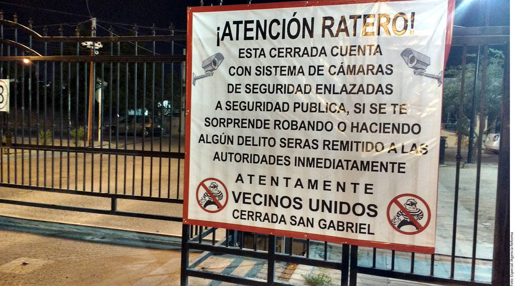 Aviso. Los vecinos de Hermosillo, Sonora, se han organizado para realizar la vigilancia en sus colonias.