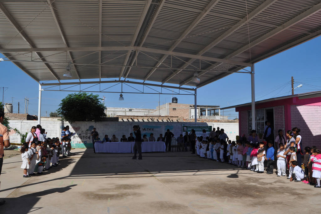 Techumbres. Se prepara la inversión para la construcción de domos en escuelas de la región Lagunera de Durango.