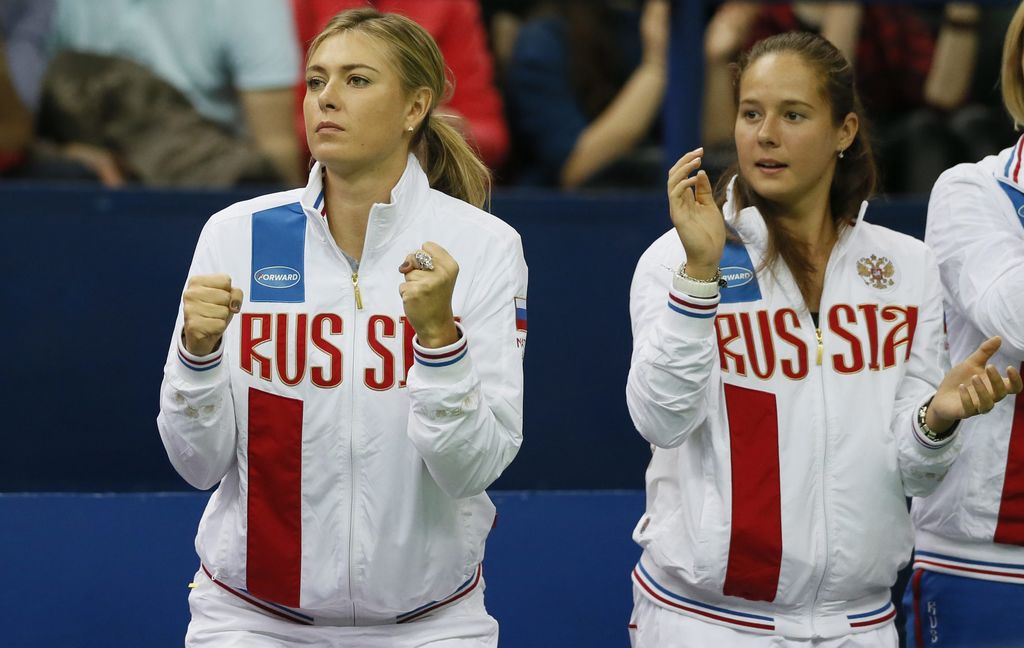 Sharapova formó parte del equipo ruso que disputó la pasada Copa Federación de tenis. (EFE)
