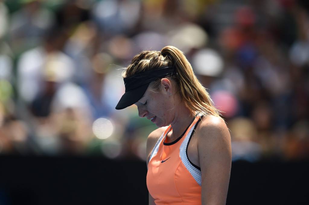 Maria Sharapova dijo que lunes que dio positivo en un control antidoping en el Abierto de Australia. (AP)