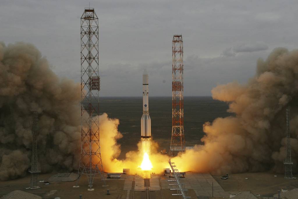 Cohete. El lanzamiento de la misión ExoMars 2016. 