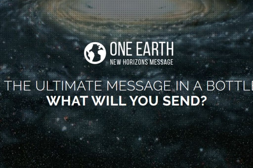 Su proyecto se llama 'One Earth Message' (Un mensaje de la Tierra) y su objetivo es crear un nuevo mensaje digital interestelar en representación de la Tierra elaborado por sus habitantes. (ESPECIAL)