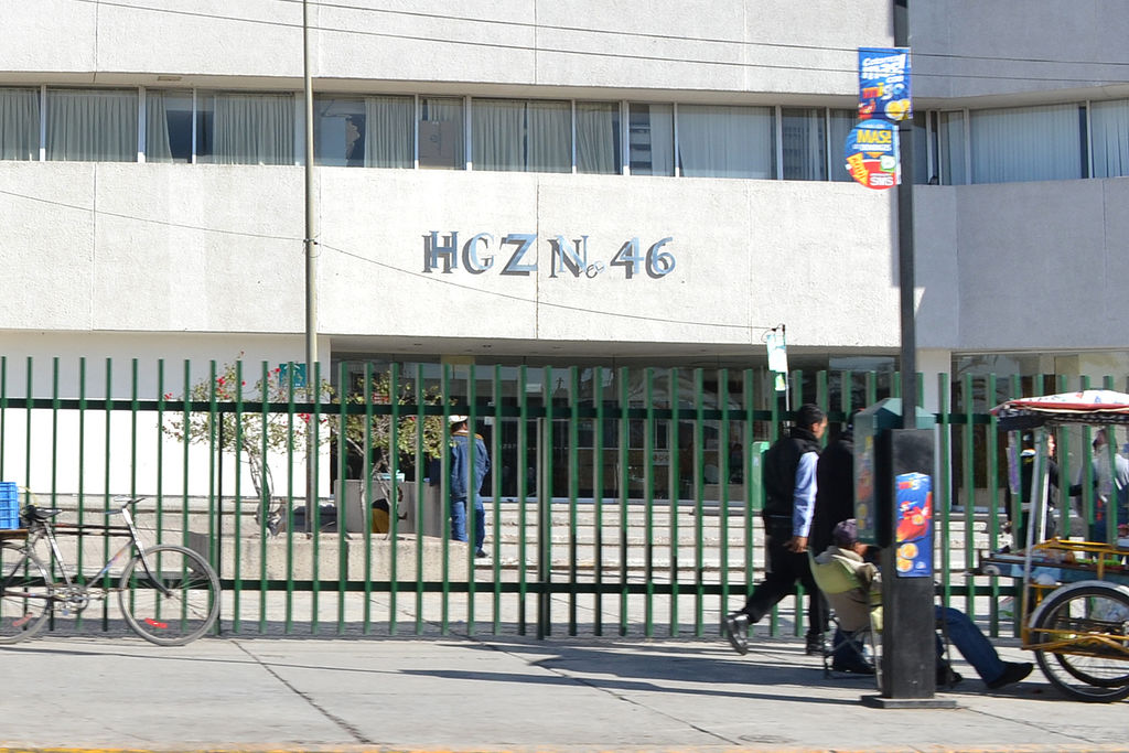 La mujer ingresó a la Clínica 46 del Instituto Mexicano del Seguro Social (IMSS) de Gómez Palacio. (ARCHIVO) 