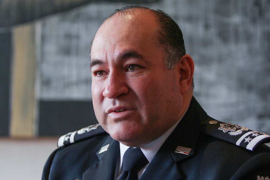 El comisionado General de la Policía Federal, Enrique Galindo Ceballos, aseguró que la institución no permitirá que se cometan violaciones. (ARCHIVO) 
