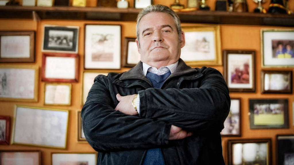 Personaje memorable. El actor cómico interpretó a ‘Manolo’, un albañil que con su compañero ‘Benito’, a quien dio vida el actor Carlos Iglesias, narraron las aventuras de la teleserie Manos a la obra.