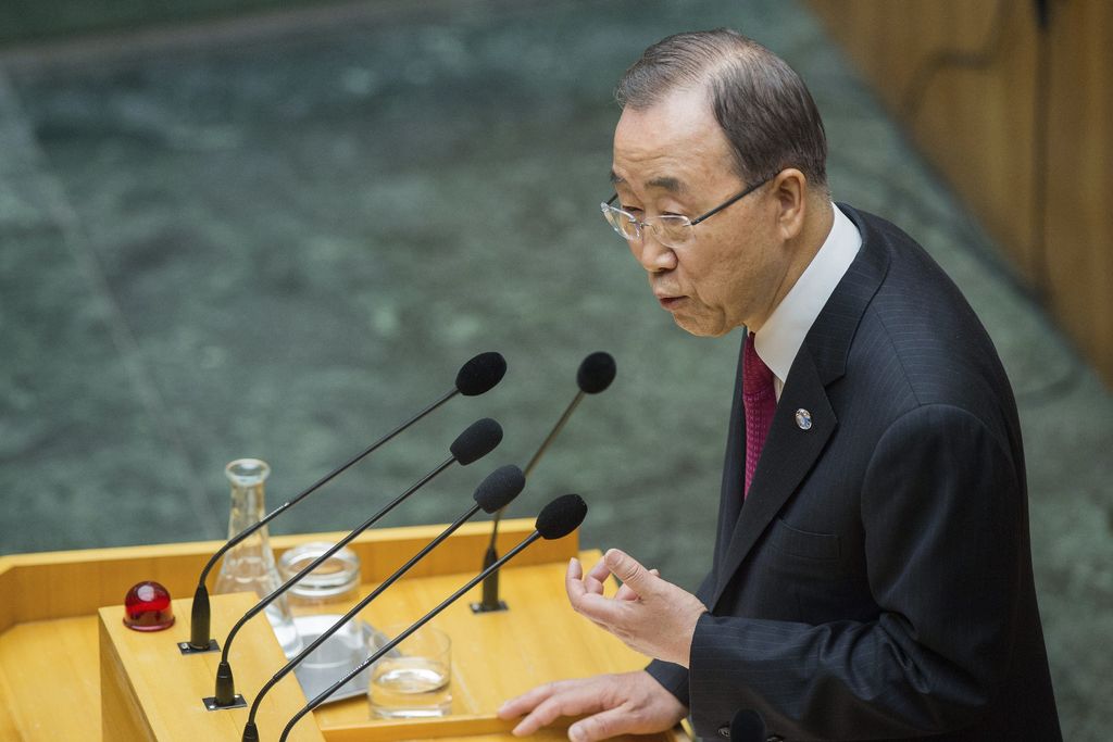 El secretario general de la ONU afirmó que necesita la colaboración 'de todo el mundo' y apuntó 'a ratificar el Acuerdo de París el próximo año como muy tarde'. (ARCHIVO)