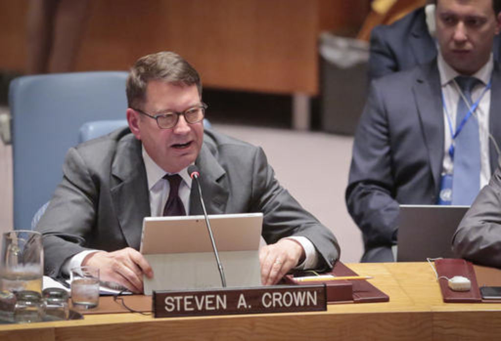 Crown realizó sus comentarios en una sesión abierta del Consejo de Seguridad que busca contrarrestar los discursos del terrorismo. (AP)