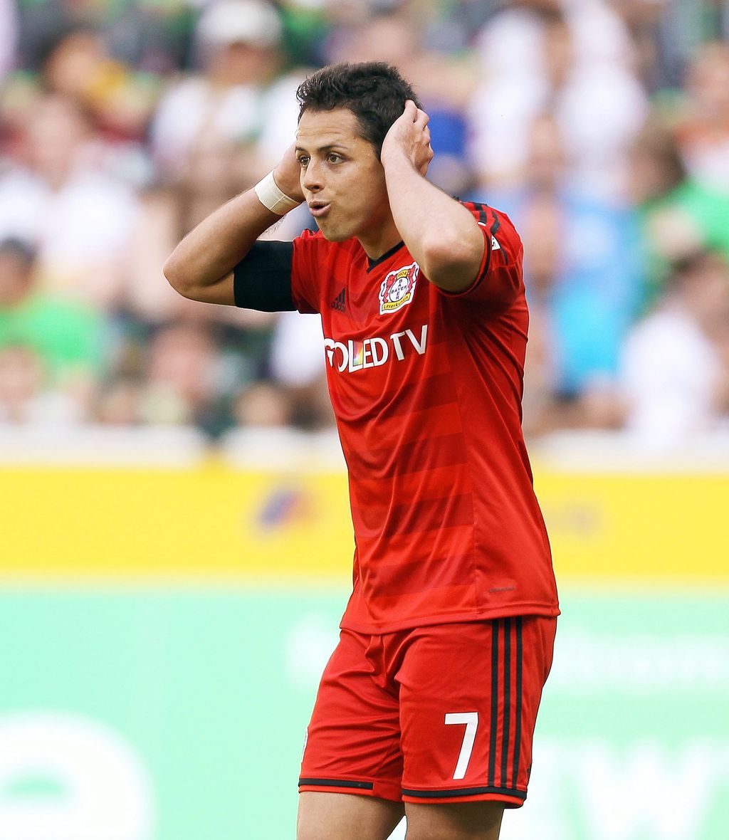 Javier Hernández podría perderse el encuentro final de la Liga. 