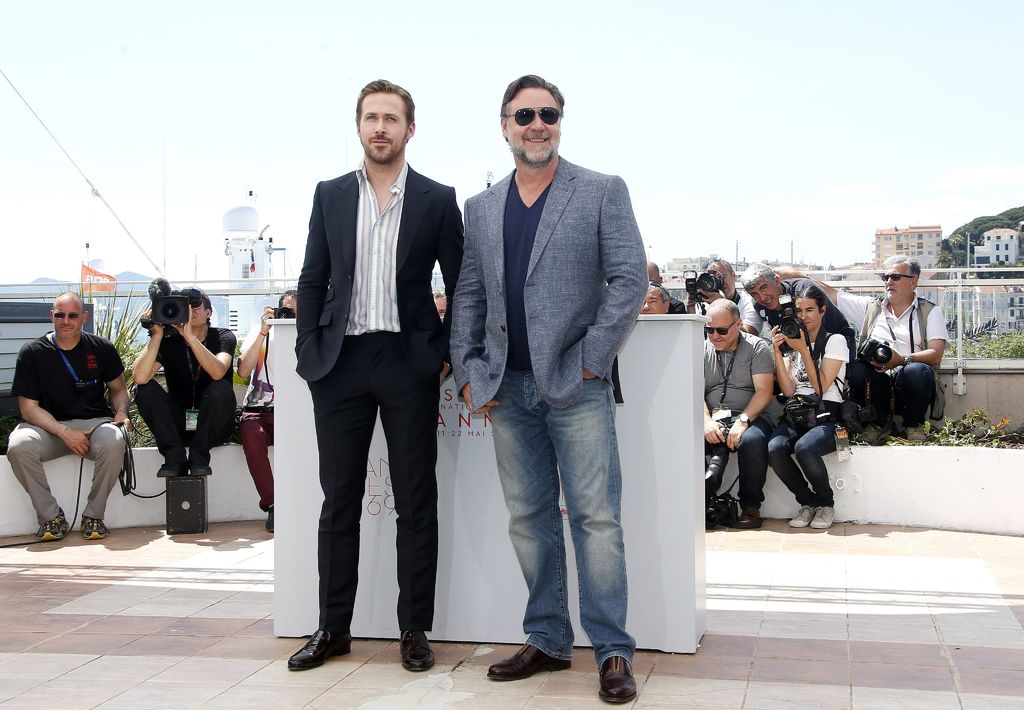 The nice guys fue proyectada hoy fuera de competición en el Festival de Cannes. (EFE) 