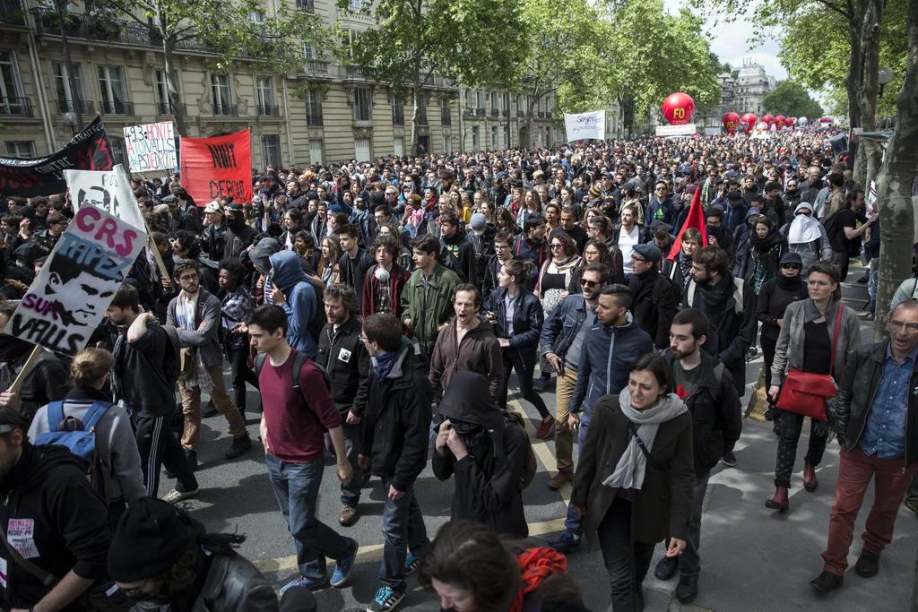 Rechazo. Francia enfrenta una semana tensa de huelgas y protestas sindicales contra la Reforma Laboral.