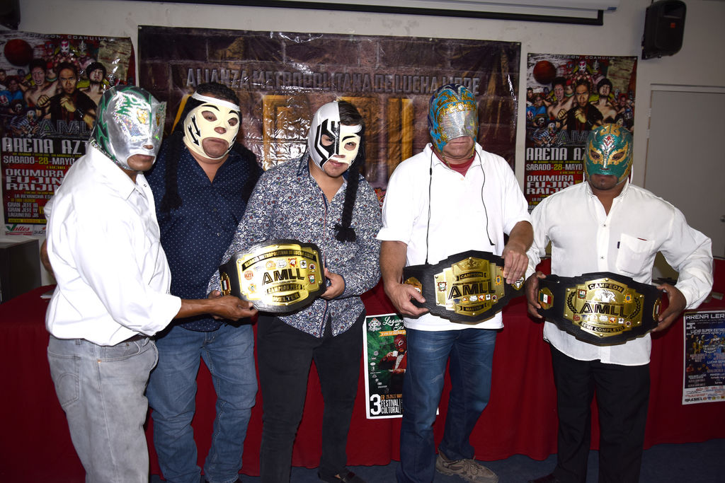 La Alianza Metropolitana de Lucha Libre conjunta el trabajo que realizan los promotores de 6 arenas diferentes, ubicadas en Torreón, Gómez Palacio y Ciudad Lerdo. (EL SIGLO DE TORREÓN)