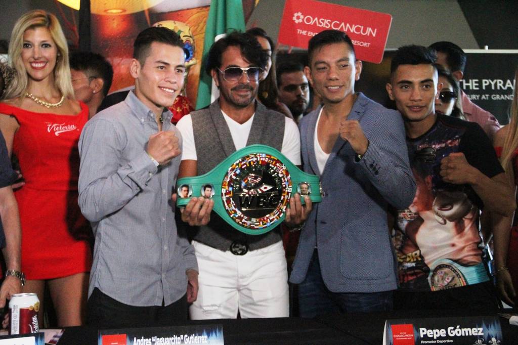 Los boxeadores Andrés 'Jaguar' Gutiérrez y Cristian 'Diamante' Mijares auguraron una guerra para mañana, seguros de la preparación realizada cuando disputen el título Plata pluma del Consejo Mundial de Boxeo.