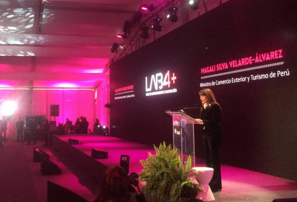 Emprendedores. La ministra de comercio exterior de Perú Magali Silva fue la encargada de inaugurar el foro. 