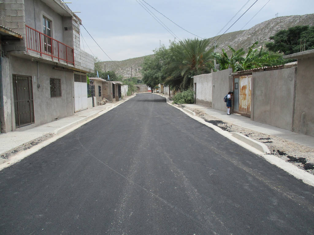 Pavimento. La Dirección de Obras Públicas y Urbanismo de Lerdo informó que concluyeron diversos trabajos de pavimentación.