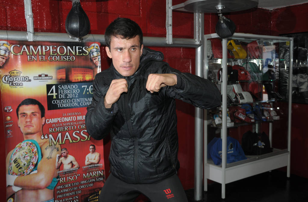 Roberto 'Massa' Ortiz, boxeador lagunero. (Archivo)