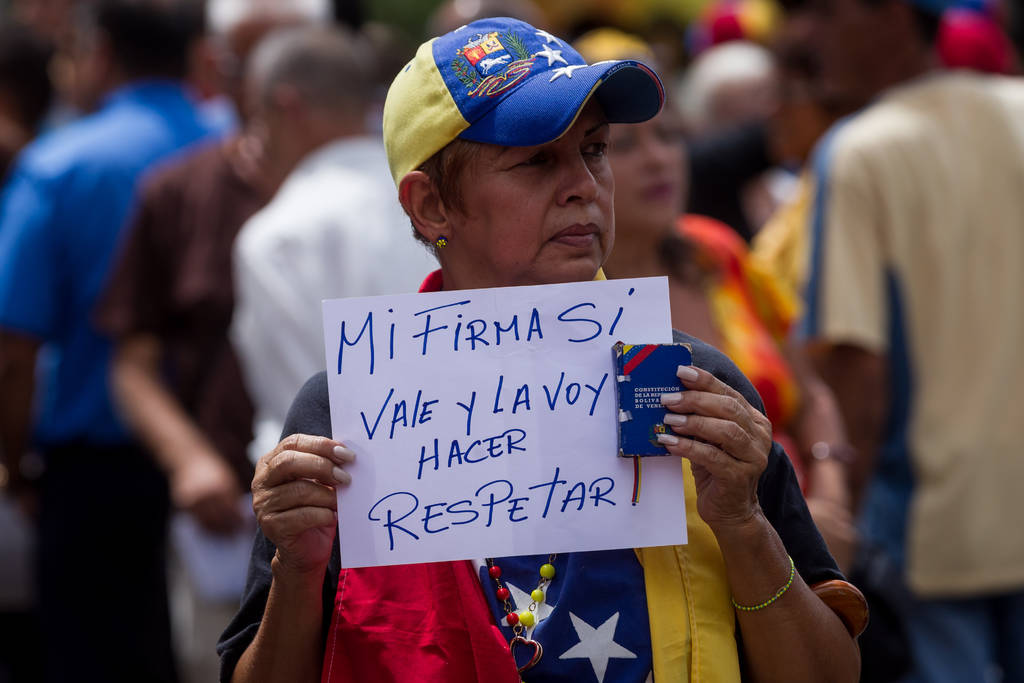 Diálogo. El opositor Leopoldo López señaló que el proceso revocatorio está por encima del diálogo con Nicolás Maduro. 