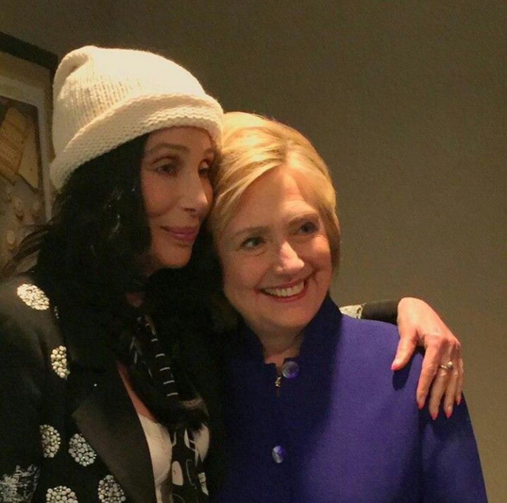 Cher respaldó a Hillary rumbo a las elecciones de Estados Unidos. (INSTAGRAM) 
