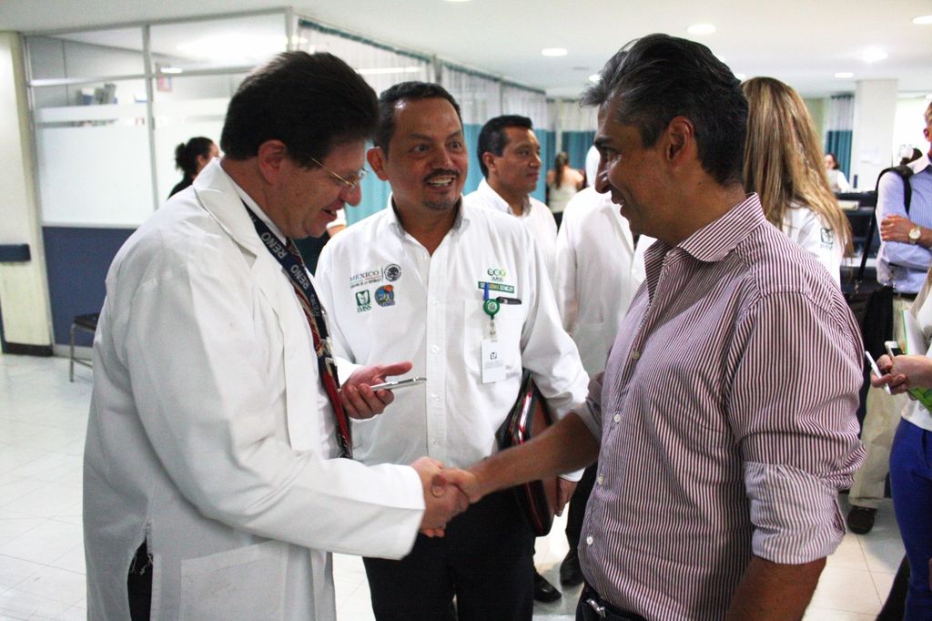 El delegado estatal Víctor Infante González informó que con esta procuración multiorgánica suman ya ocho las realizadas en el Hospital General de zona Número1 de Durango. (CORTESÍA)