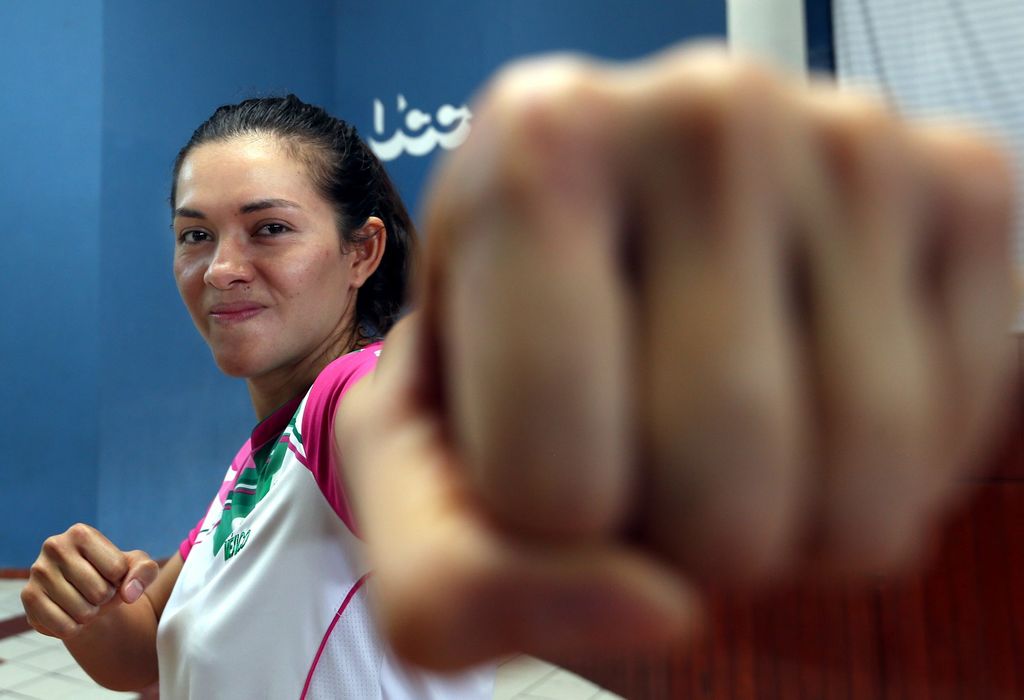 La sinaloense agradeció al Comité Olímpico Mexicano (COM) por las atenciones brindadas no sólo a su equipo, sino a todos los seleccionados de taekwondo por haber sido su casa varios años. (ARCHIVO)