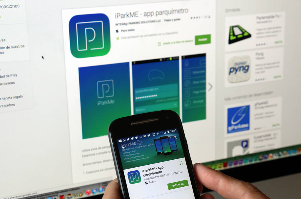 Nuevo. iParkME es una nueva aplicación que permite pagar desde el móvil el estacionamiento en forma cómoda.