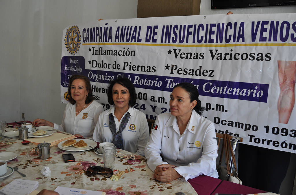 Acciones. Miembros del Club Rotario presentaron los detalles de la campaña preventiva. (GUADALUPE MIRANDA)