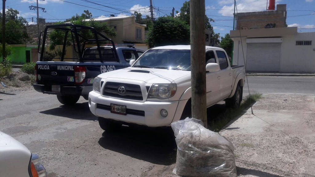 Recuperación.  La camioneta recuperada fue robada en el municipio de Matamoros y fue localizada en Gómez Palacio.  (EL SIGLO DE TORREÓN) 