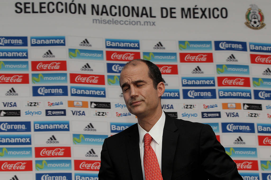 Guillermo Cantú, secretario general de la Federación Mexicana de Futbol (FMF), aceptó que la eliminación de la selección mexicana en la Copa América 2016 fue un fracaso y anunció que el proyecto al frente del colombiano Juan Carlos Osorio continuará. (Fotografía de Jam Media)   