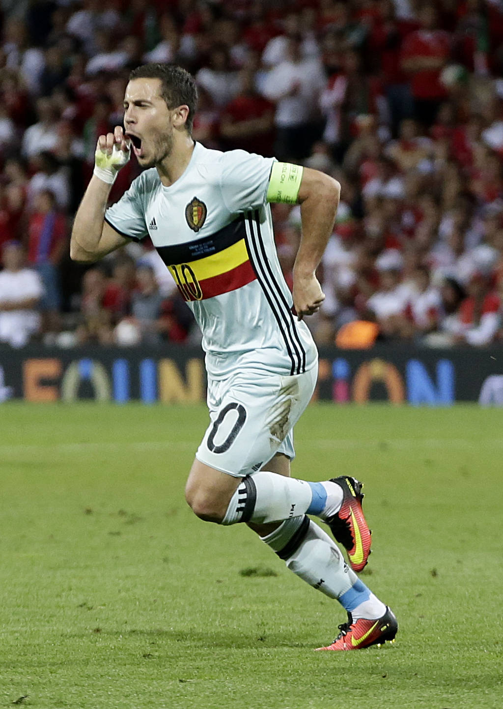 Eden Hazard brilló como la gran figura de Bélgica. Hazard guía a Bélgica a los cuartos de final