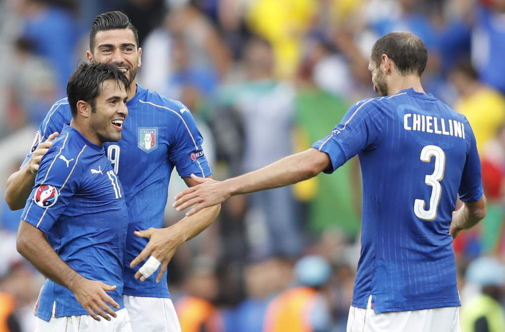 Italia se medirá a Alemania en cuartos el próximo sábado en Burdeos.