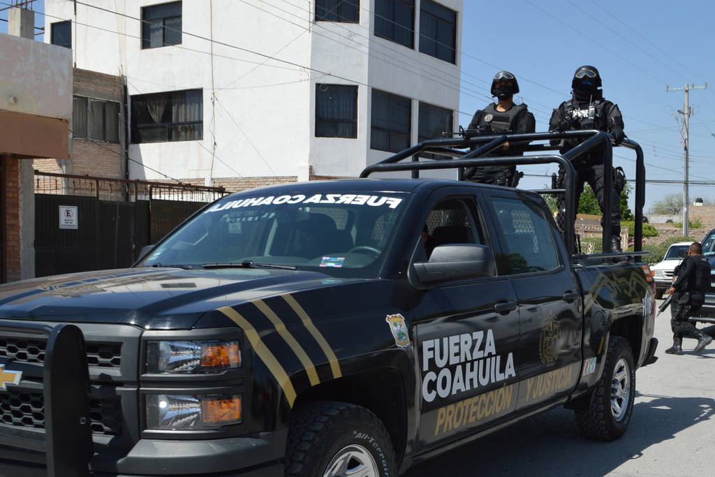 Acciones. Elementos de Fuerza Coahuila participaron en el operativo policiaco. (EL SIGLO DE TORREÓN)