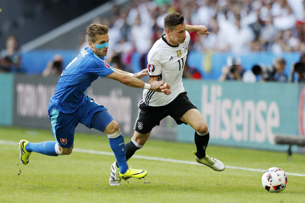 Draxler fue el motor de Alemania contra la selección de Eslovaquia. (AP)