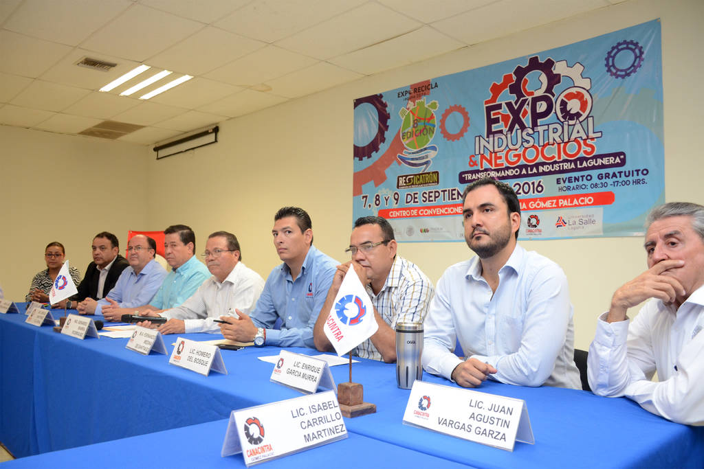 Foros. Ayer fue presentada la Expo Industrial y Negocios y la Expo Recicla Laguna 2016.