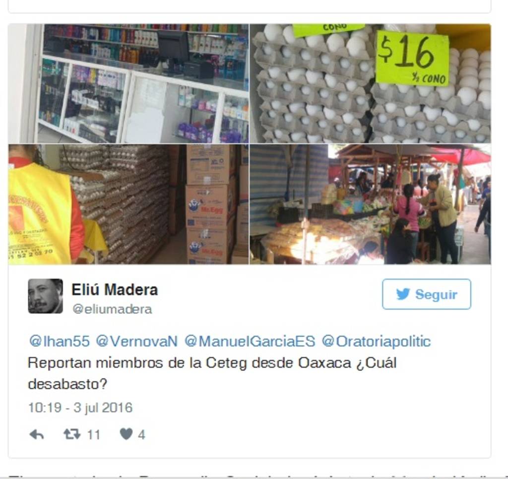 En redes cuestionan el desabasto en Oaxaca