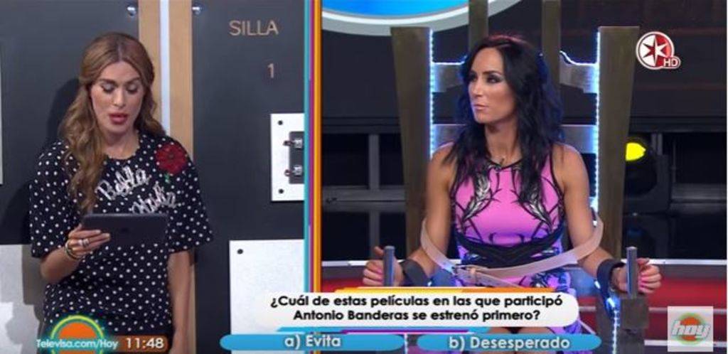 Concurso. En la emisión matutina Hoy de Televisa, se ha caracterizado por últimamente ponerle retos a sus invitados. (ESPECIAL)