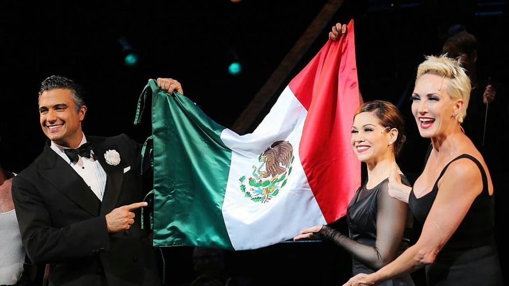 Los actores Bianca Marroquín y Jaime Camil son el primer par de actores mexicanos en un mismo espectáculo. (ESPECIAL)