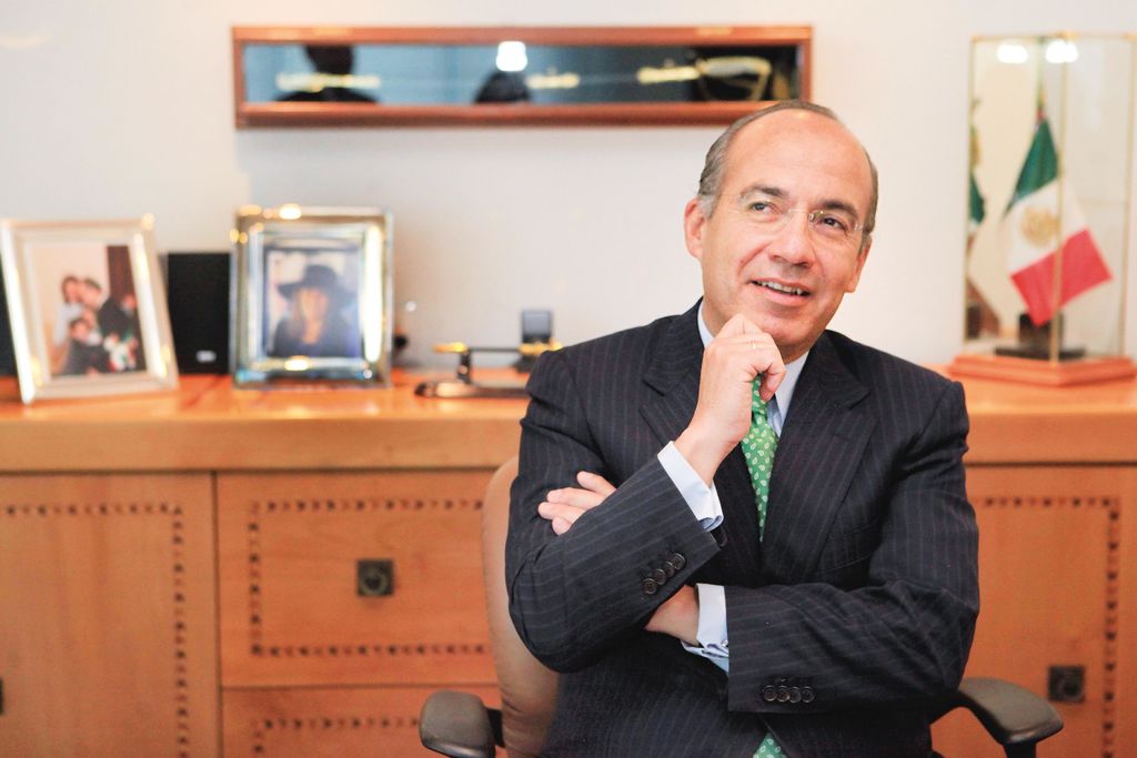 Felipe Calderón aceptó la invitación para ser miembro independiente en el Consejo de Administración de la empresa Avangrid. (EL UNIVERSAL) 