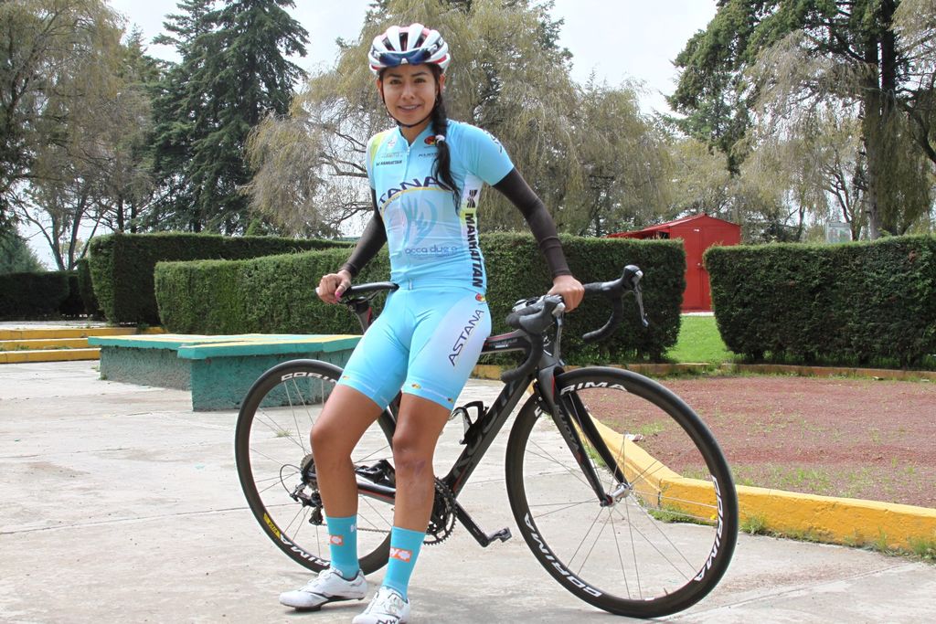 Ciclista mexicana Carolina Rodríguez, con ruta en Río 2016
