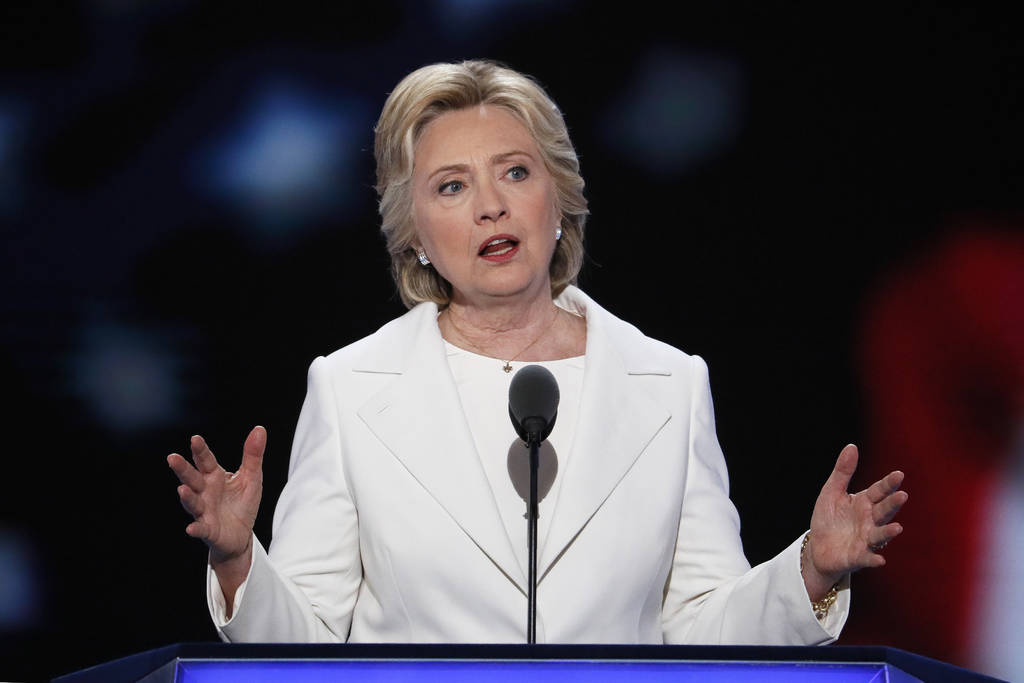 Unidad. Durante su discurso, Hillary Clinton hizo énfasis en la unidad que debe caracterizar a los habitantes de Estados Unidos.