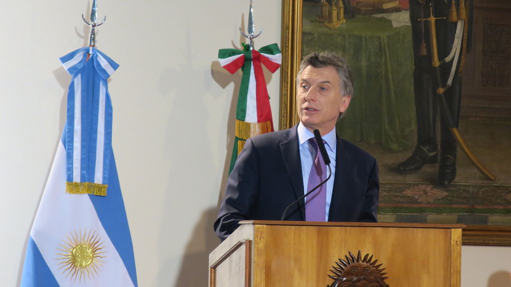 Macri resaltó el rol 'muy importante' que cumplen en las misiones de paz de la ONU, conocidas como cascos azules, y opinó que 'son un orgullo para la Argentina'. (ARCHIVO)