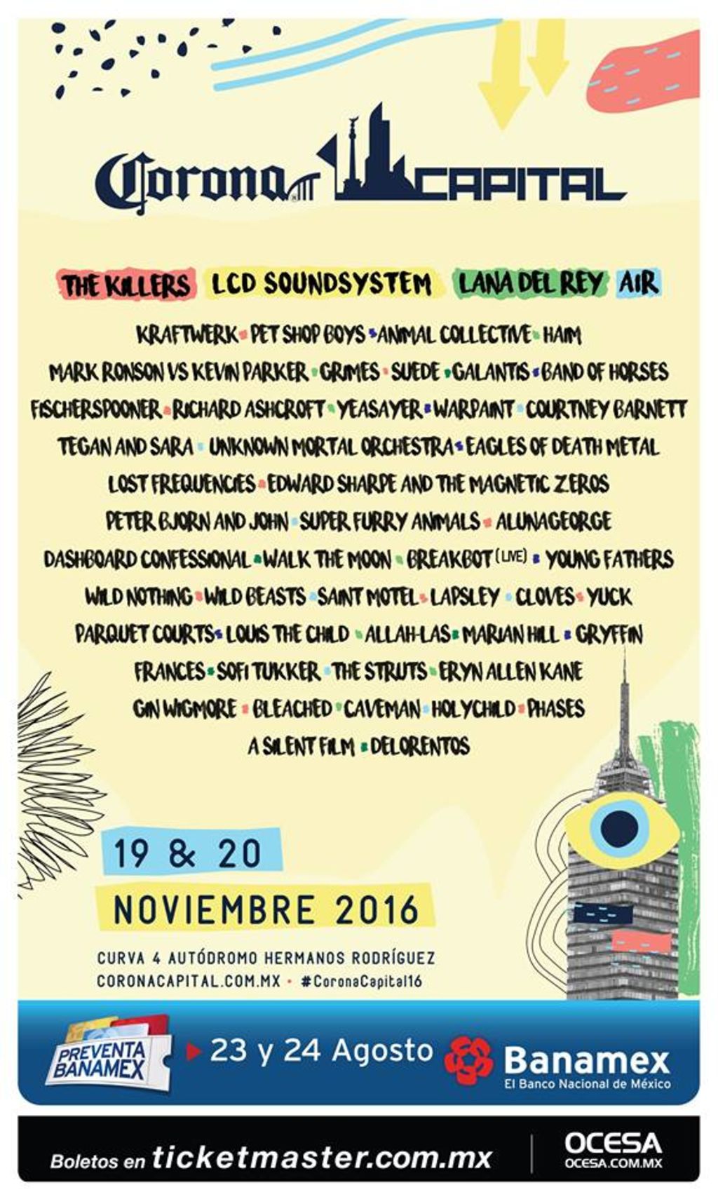 The Killers engalana el cartel del célebre festival musical. (FACEBOOK)