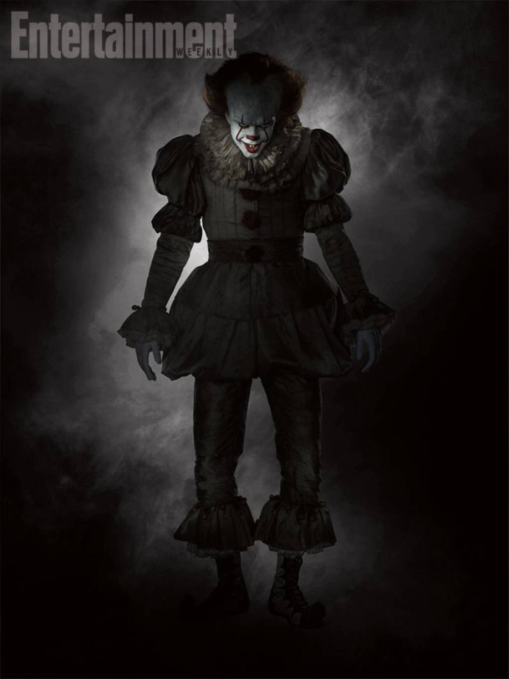 De miedo. Revelan la imagen completa del nuevo payaso de It.