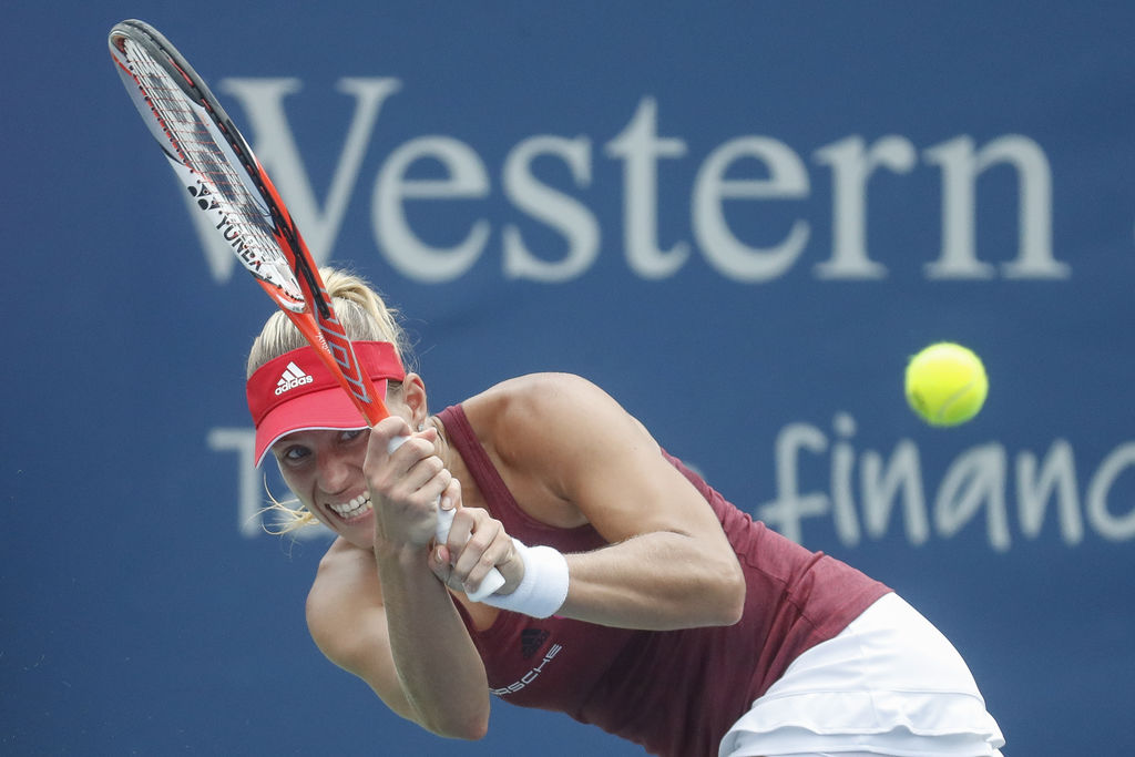 Angelique Kerber derrotó en los cuartos de final a Carla Suárez Navarro. (AP)