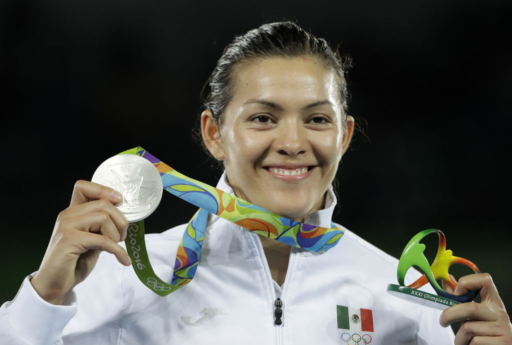 María Espinoza ha conseguido medalla en sus tres participaciones en Juegos Olímpicos. (AP)
