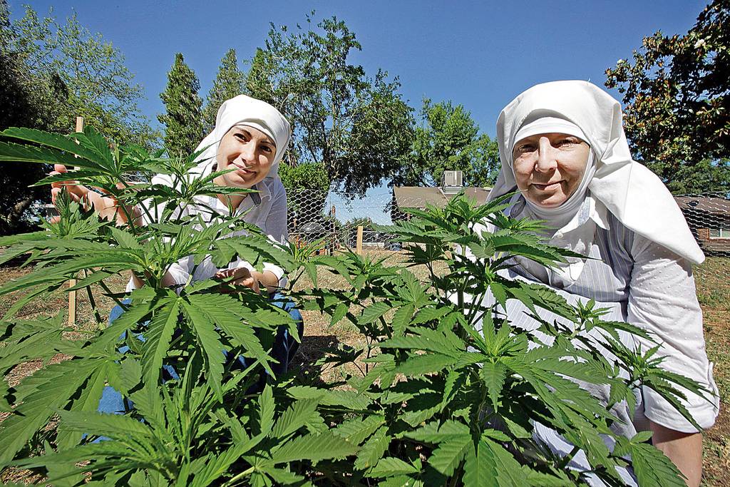 Ayuda. Las hermanas Kate Meeusen (Der.)  y Darcy Johnson han creado una empresa de medicamentos, ungüentos y gotas hechos de marihuana, que distribuyen por paquetería en América.