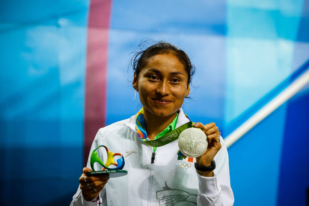 Guadalupe González obtuvo la plata en marcha de 20 kilómetros. (EFE)