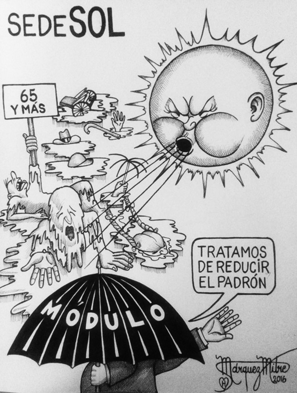 Cartón de Guillermo Márquez
