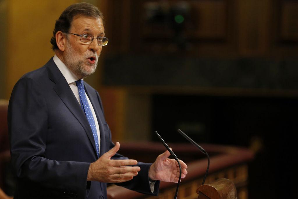 “España necesita un gobierno porque es un clamor popular”, basado en que ganó dos elecciones generales y “no hay una alternativa razonable”, expresó Rajoy. (EFE) 