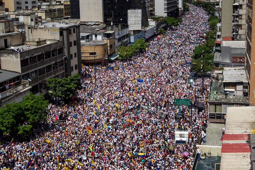 Impulso. El referendo revocatorio contra Maduro tomó un nuevo impulso con la multitudinaria marcha convocada por la oposición.